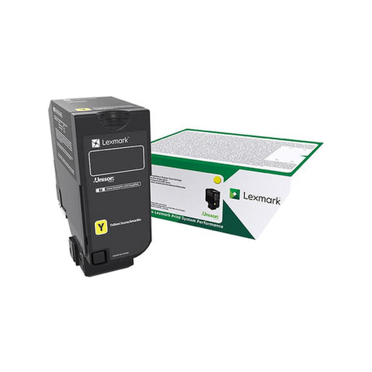 Lexmark 74C1HY0 Original Yellow Toner Cartridge - High Yield
