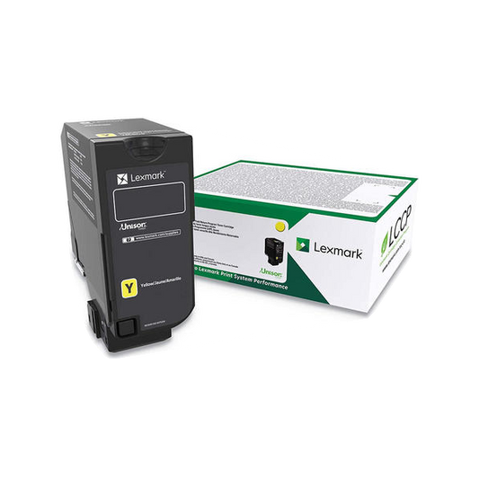 Lexmark 74C1SY0 Original Yellow Toner Cartridge - Return Program