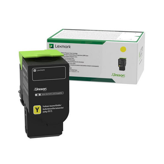 Lexmark 78C1XY0 Original Yellow Toner Cartridge - Extra High Yield