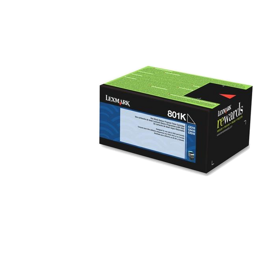 Lexmark 80C01K0 Original Black Toner Cartridge