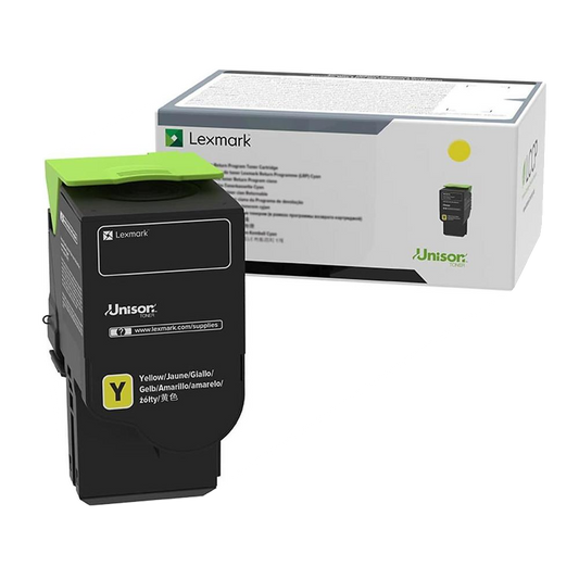 Lexmark C241XY0 Original Yellow Toner Cartridge High Yield