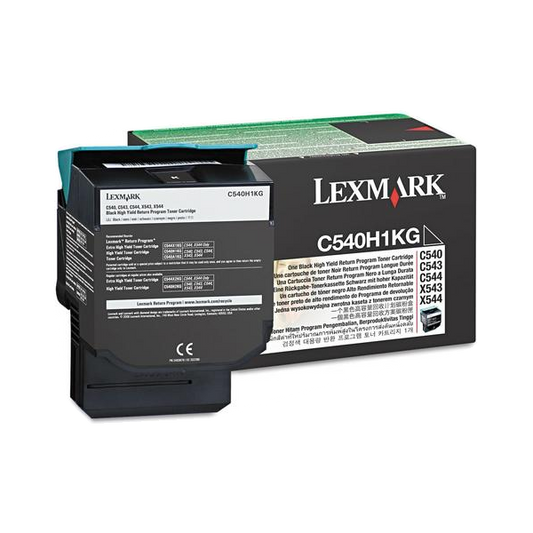 Lexmark C540H1KG Original Black Toner Cartridge - High Yield