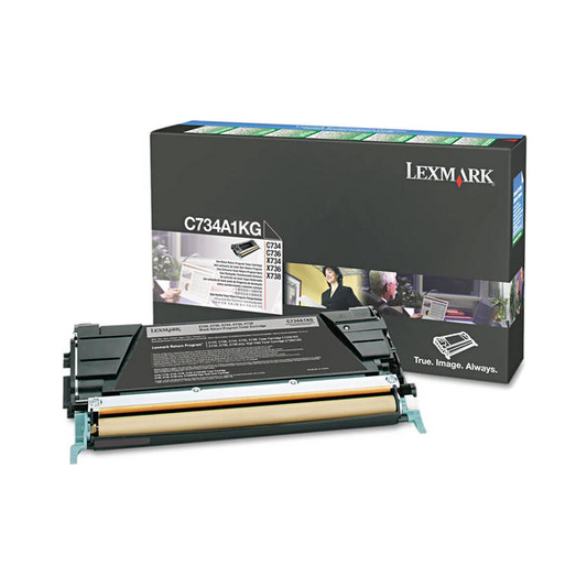 Lexmark C734A1KG Original Black Toner Cartridge - Return Program