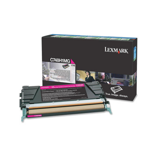 Lexmark C748H1MG Original Magenta Toner Cartridge - High Yield