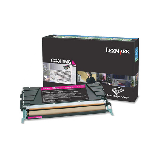 Lexmark C748H1MG Original Magenta Toner Cartridge - High Yield