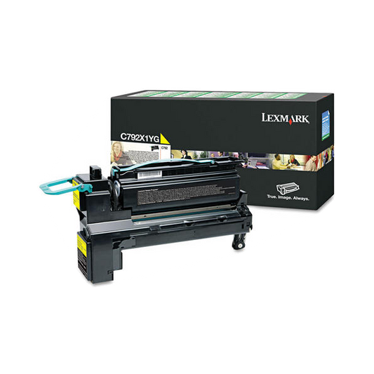 Lexmark C792X1YG Original Yellow Toner Cartridge High Yield
