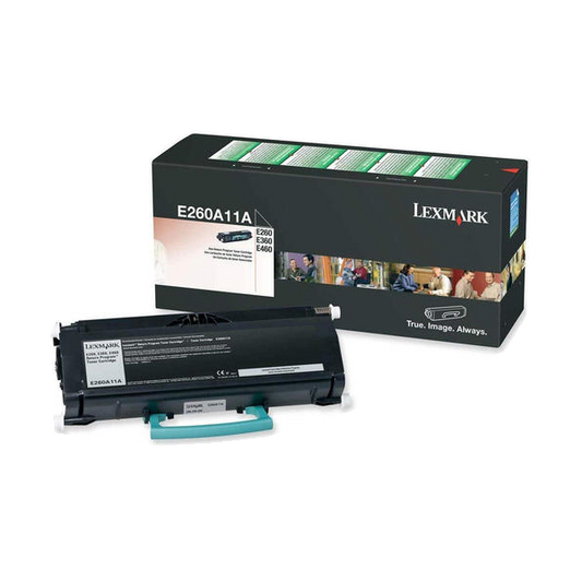 Lexmark E260A11A Original Black Toner Cartridge - Return Program