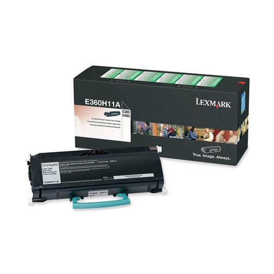 Lexmark E360H11A Original Black Toner Cartridge - High Yield