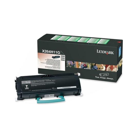 Lexmark X264H11G Original Black Toner Cartridge - High Yield