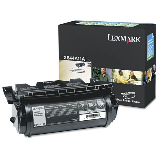 Lexmark X644A11A Original Black Toner Cartridge