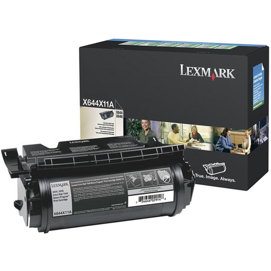 Lexmark X644X11A Original Black Toner Cartridge High Yield