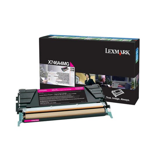 Lexmark X746A1MG Original Magenta Toner Cartridge - Return Program
