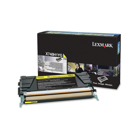 Lexmark X748H1YG Original Yellow Toner Cartridge - High Yield