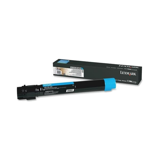 Lexmark X950X2CG Original Cyan Toner Cartridge High Yield