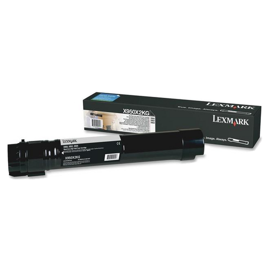 Lexmark X950X2KG Original Black Toner Cartridge High Yield