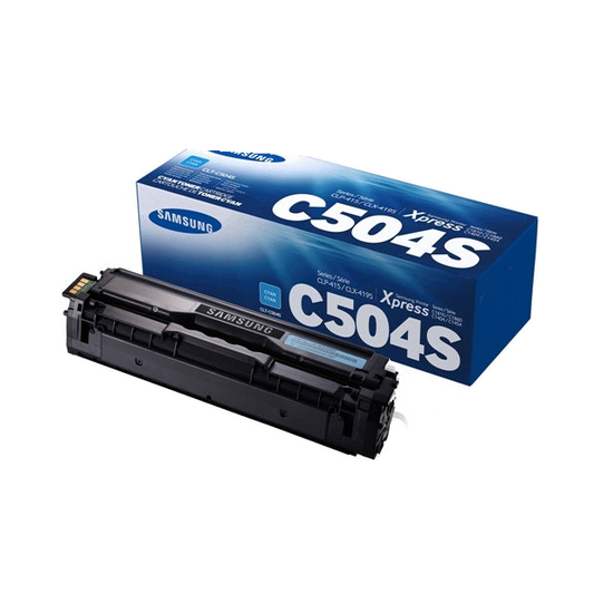 Samsung CLTC504S Original Cyan Toner Cartridge (SU029A)