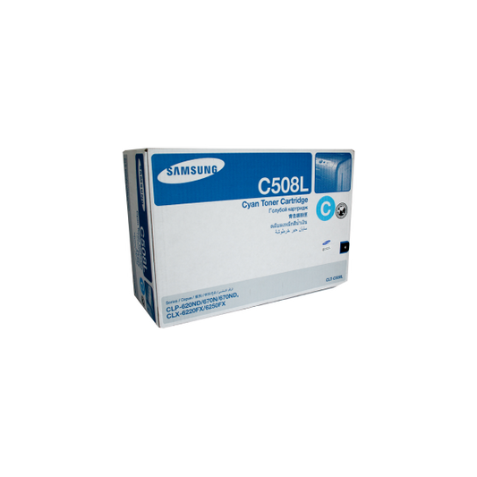 Samsung CLTC508L Original Cyan Toner Cartridge High Yield (SU058A)