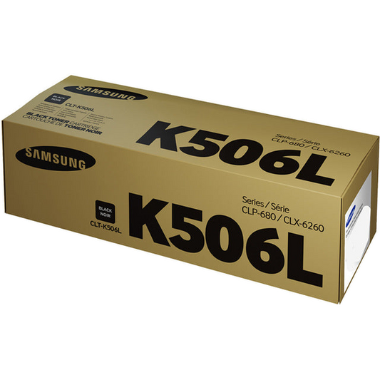 Samsung CLTK506L Original Black Toner Cartridge High Yield (SU175A)