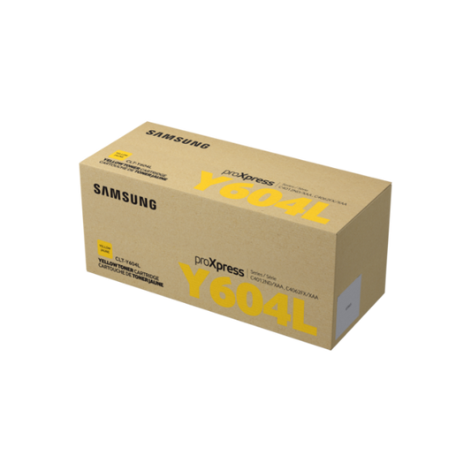 Samsung CLTY604L Original Yellow Toner Cartridge High Yield (SU558A)