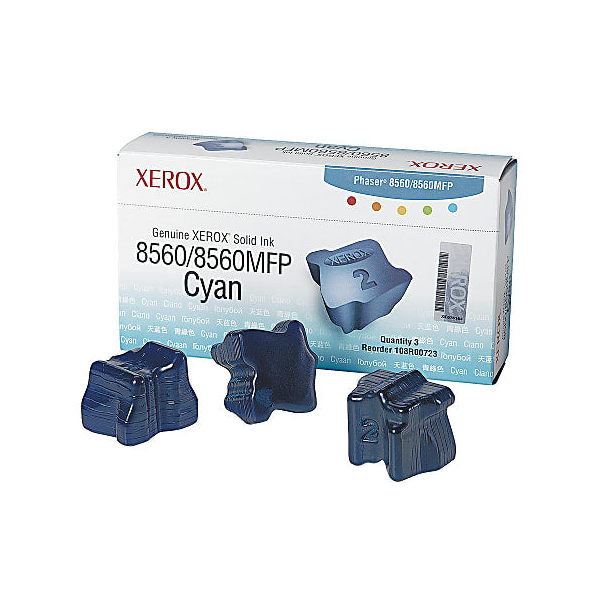 Xerox 108R00723 Original Cyan Ink Cartridge (3 STICKS)