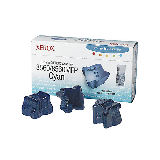 Xerox 108R00723 Original Cyan Ink Cartridge (3 STICKS)