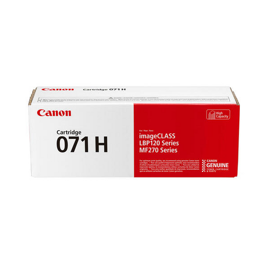 Canon 071H Original Black High Yield Toner Cartridge (5646C001)