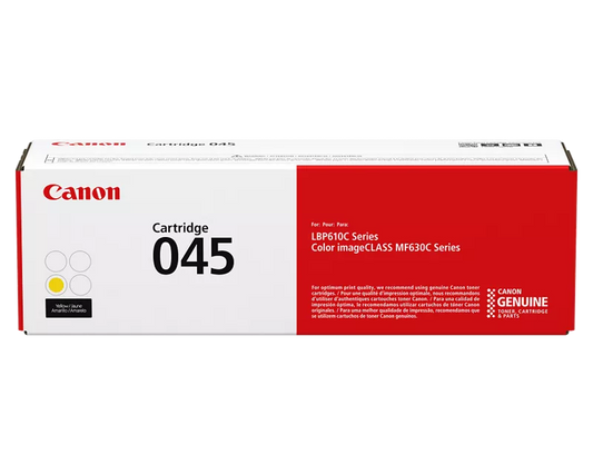 Canon 045 1239C001 Original Yellow Toner Cartridge