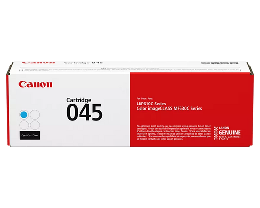 Canon 045 1241C001 Original Cyan Toner Cartridge