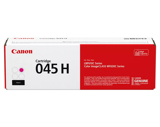 Canon 045H Original Magenta Toner Cartridge (1244C001) High Yield