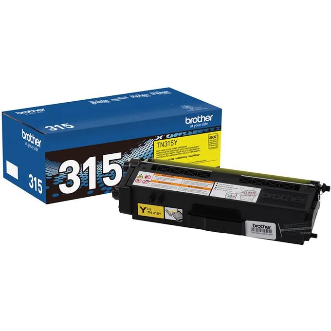 Brother TN315 Original Yellow Toner Cartridge High Yield