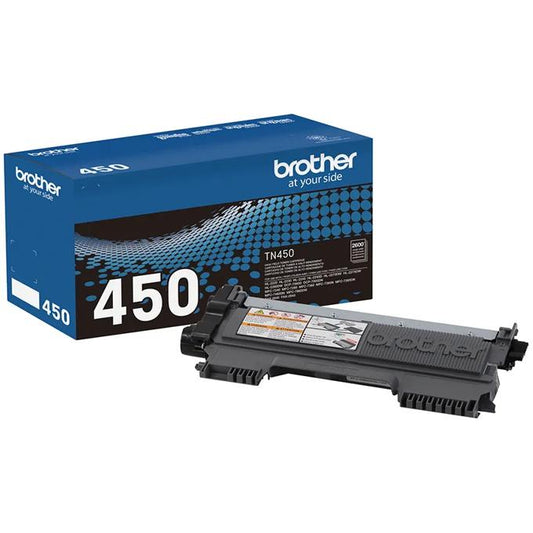 Brother TN450 Original Black Toner Cartridge High Yield