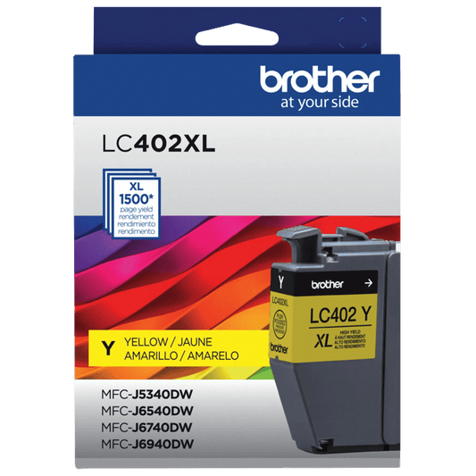 Brother LC402XL Original Yellow Ink Cartridge High Yield