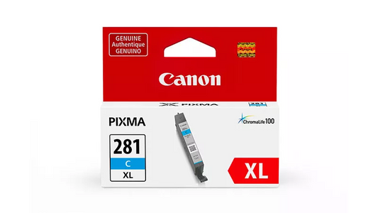 Canon CLI281XL 2034C001 Original Cyan Ink Cartridge High Yield