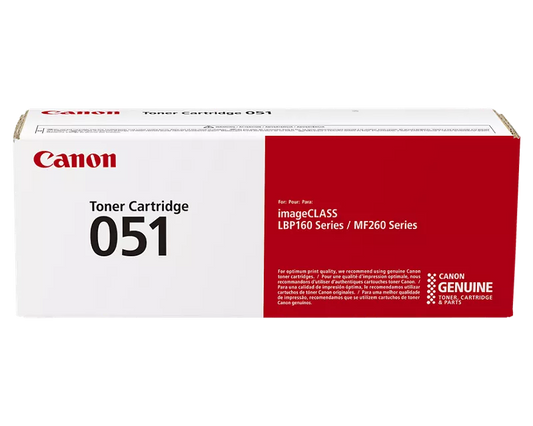 Canon 051 Original Black Toner Cartridge (2168C001)