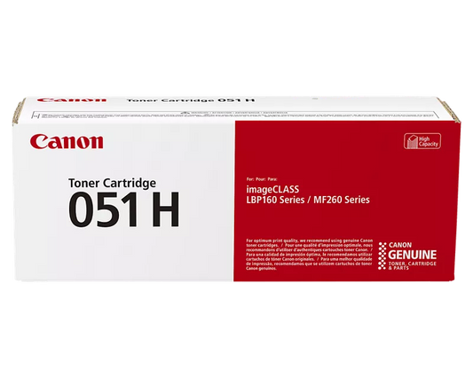 Canon 051H Original Black Toner Cartridge (2169C001) High Yield