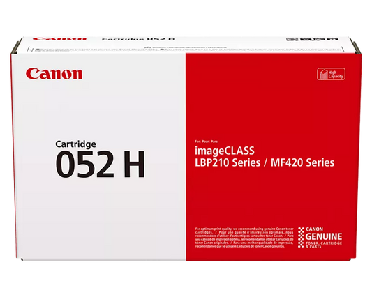 Canon 052H 2200C001 Original Black High Yield Toner Cartridge