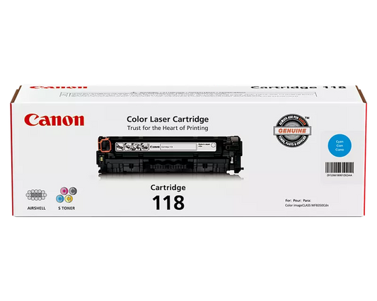 Canon 118 Original Cyan Toner Cartridge (2661B001)