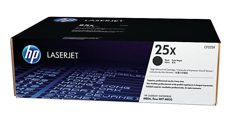 HP 25X CF325X Original Black Toner Cartridge High Yield