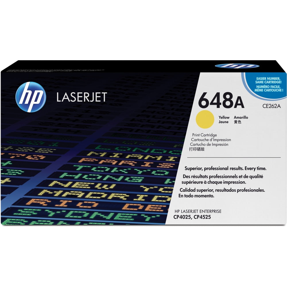 HP 648A CE262A Original Yellow Toner Cartridge