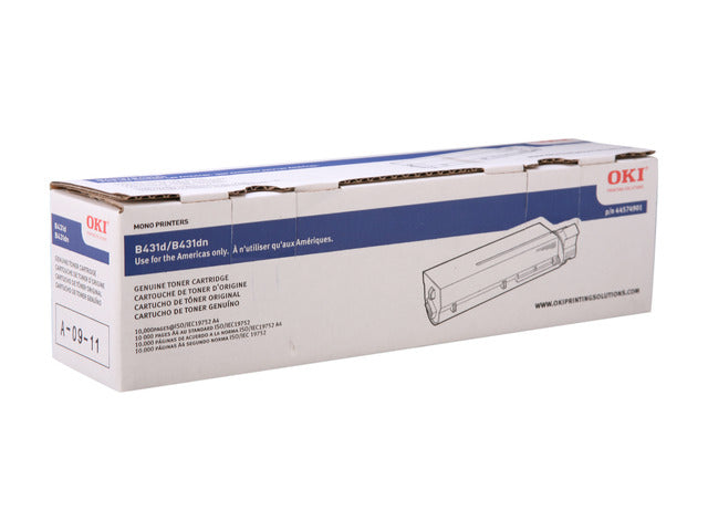 Okidata 44574901 Original Black Toner Cartridge High Yield