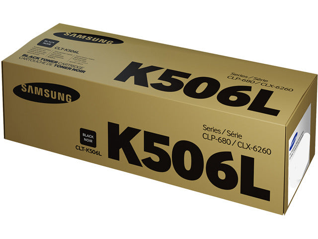 Samsung CLTK506L Original Black Toner Cartridge High Yield (SU175A)