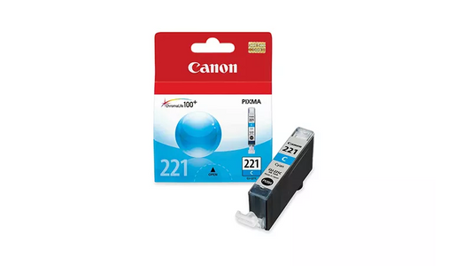 Canon CLI221 2947B001 Original Cyan Ink Cartridge
