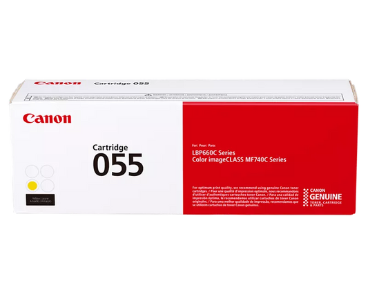 Canon 055 Original Yellow Toner Cartridge (3013C001)