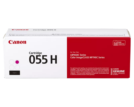Canon 055H Original Magenta Toner Cartridge (3018C001) High Yield