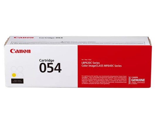 Canon 054 3021C001 Original Yellow Toner Cartridge