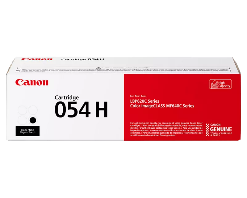 Canon 054H Original Black Toner Cartridge (3028C001) High Yield