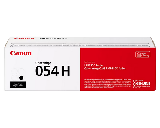 Canon 054H Original Black Toner Cartridge (3028C001) High Yield