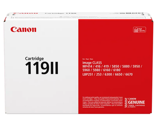 Canon 119 Original Black Toner Cartridge High Yield (3480B001)