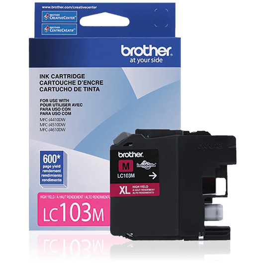Brother LC103 Original Magenta Ink Cartridge High Yield