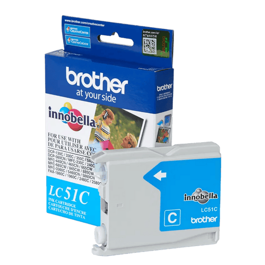 Brother LC51 Original Cyan Ink Cartridge
